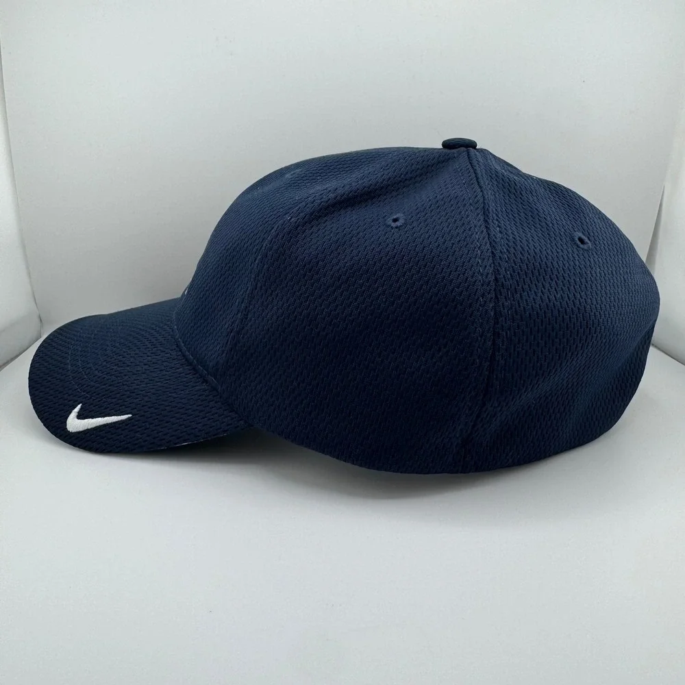 Nike Golf Mercedes-Benz Hat Mens L/XL Navy Blue Excellent Embroidered Mesh Cap